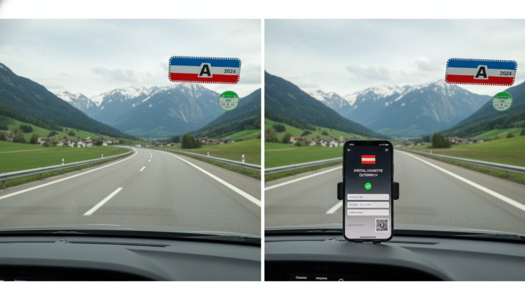 Digitale Vignette oder Klebevignette: Was ist die bessere Wahl?