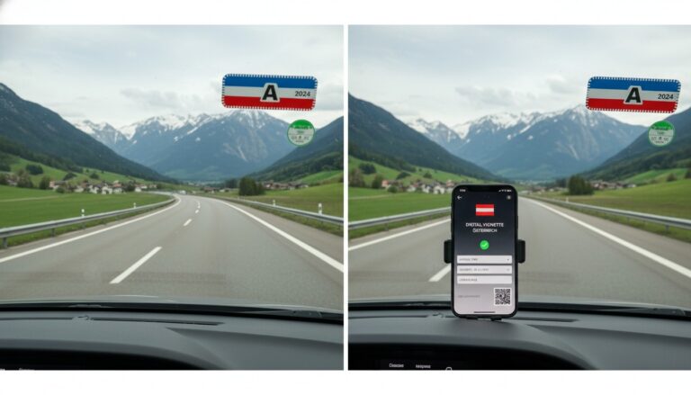 Digitale Vignette oder Klebevignette: Was ist die bessere Wahl?